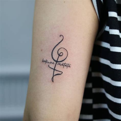 hakuna matata tattoo symbol|30 Amazing Hakuna Matata Tattoos